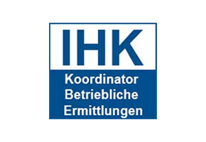 Logo IHK - Koordinator Betriebliche Ermittlungen